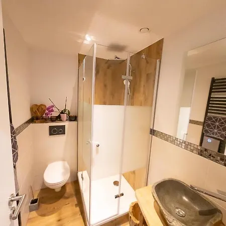 Vip Deluxe 107qm Auf Zwei Etagen 1 Dopplezimmer Eg 1 Doppelzimmer Auf Der Galerie Sowie 2 Badezimmer Und Komplette Kueche Mit Mikrowelle Und Backofen Ideal Fuer 1 Bis 6 Gaeste Direkter Blick Auf Garten Und Bergblick Alles Nur Nicht 0815 * 施利尔塞